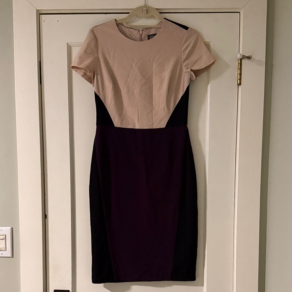 Vince Camuto Colorblock Midi Dress